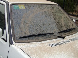Peat's Sake dusty car LARGE for portfolio